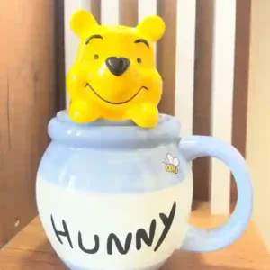 Taza Winnie Pooh Disney 3D Hunny Pot Original Cerámica Grande 650ml