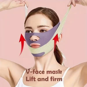 MÁSCARA FACIAL V LINE REAFIRMANTE LIFTING PAPADA CINTURÓN COMPRESIÓN LIGHTE SECRETE
