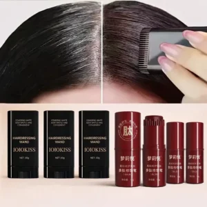 BARRA DE TINTE PARA CABELLO CUBRE CANAS INSTANTÁNEO PEINE PORTÁTIL RETOQUE RÁPIDO Y NATURAL