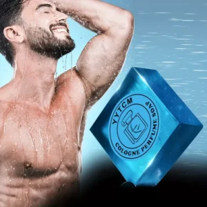 JABON PERFUMADO HOMBRE TIPO COLONIA ARTESANAL 70G ELIMINA MALOS OLORES GIMNASIO VIAJE
