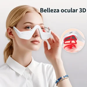 MASAJEADOR DE OJOS EMS LUZ ROJA ANTIOJERAS RECARGABLE USB TIPO C