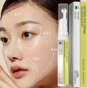 CREMA PARA CONTORNO DE OJOS CON RETINOL ANTIARRUGAS ANTIOJERAS REAFIRMANTE HIDRATANTE
