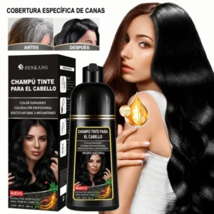 SHAMPOO TINTE PINTA CANAS FENKANG 500ML CABELLO HOMBRE MUJER